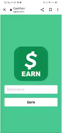 Cashappearn.com User Interface