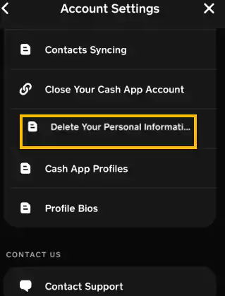 Delete your personal info